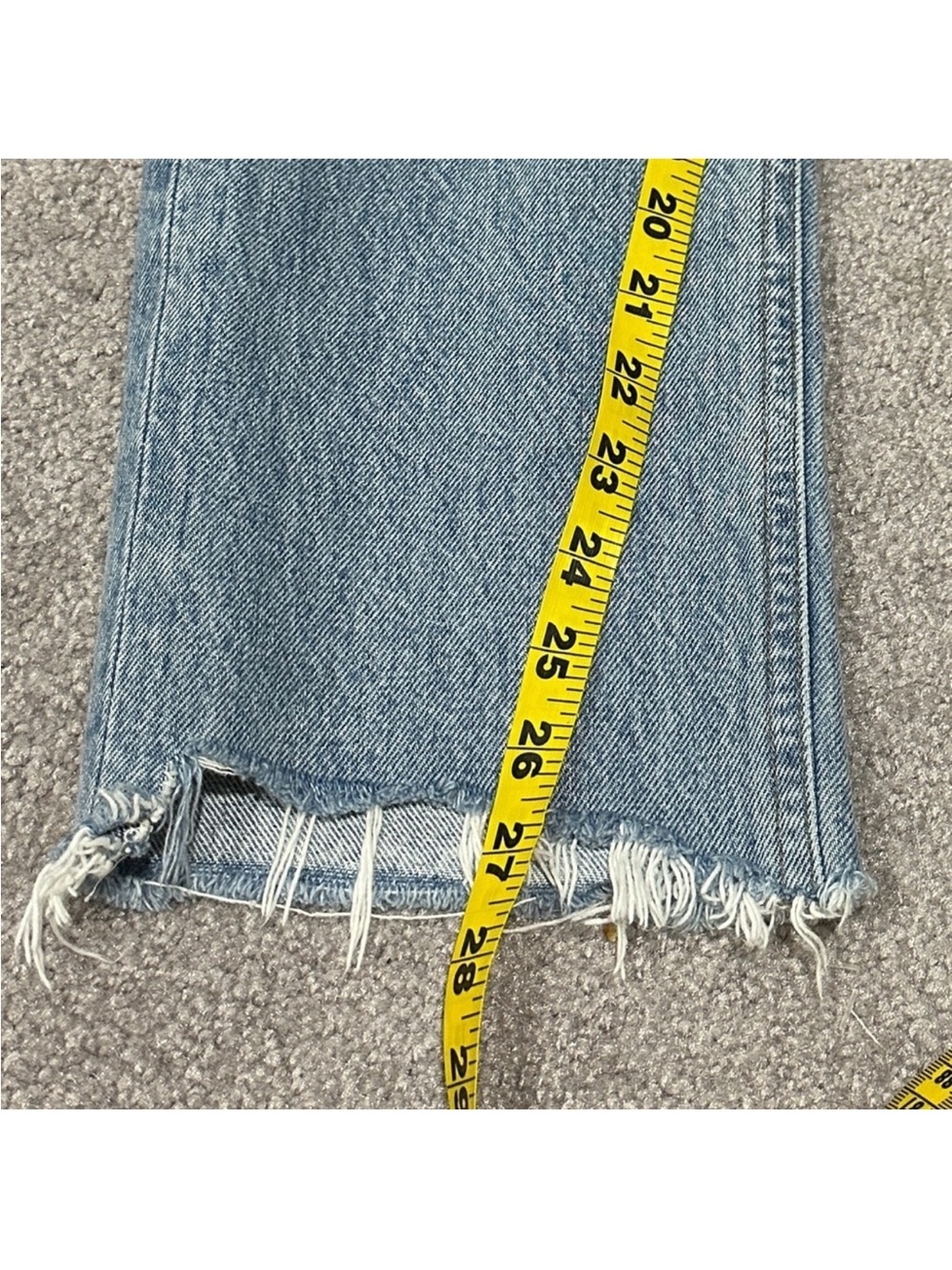 Agolde Riley High Rise Straight Leg Crop Jean - Picture 11 of 11